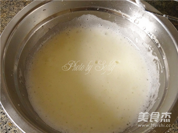抹茶蒸蛋糕的做法步骤:9