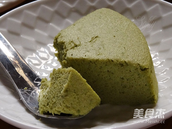 抹茶蒸蛋糕的做法步骤:20