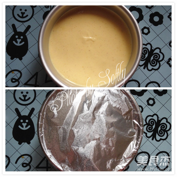 胡萝卜肉桂戚风蒸蛋糕的做法步骤:5