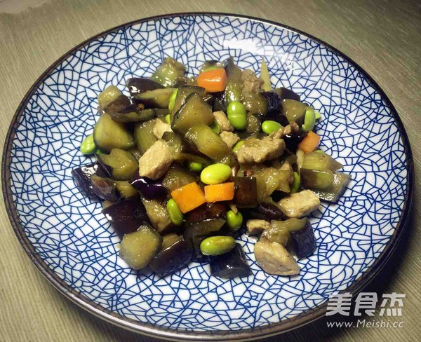 毛豆茄丁的做法步骤:8