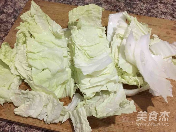 白菜豆腐条的做法步骤：2