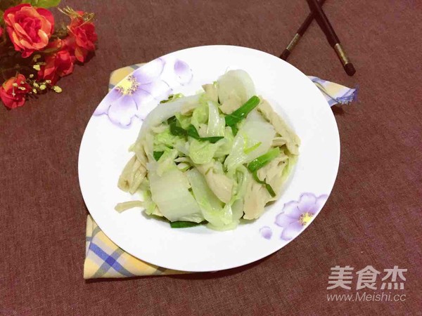 白菜豆腐条的做法步骤：9