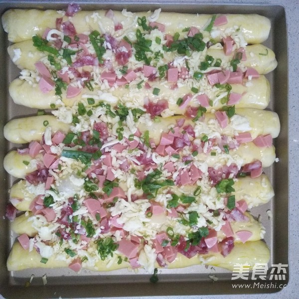 芝士火腿面包的做法步骤:6