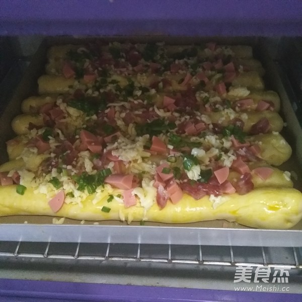 芝士火腿面包的做法步骤:7