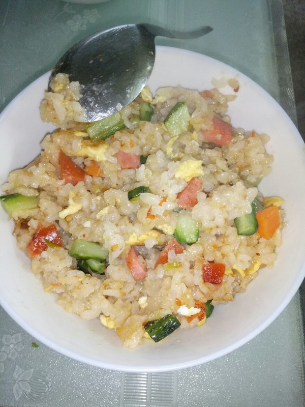 耗/酱油炒饭的做法步骤：6