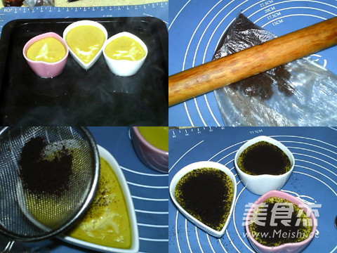 烤豆浆布丁的做法步骤：4