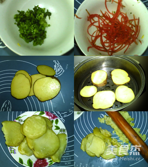 土豆泥沙拉堡的做法步骤:2