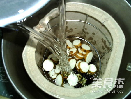 山药黑黄豆浆的做法步骤:6
