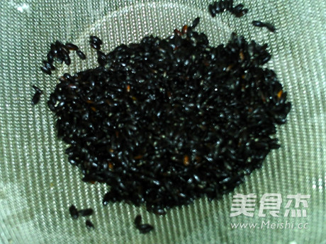 黑米熟豆豆浆的做法步骤:2