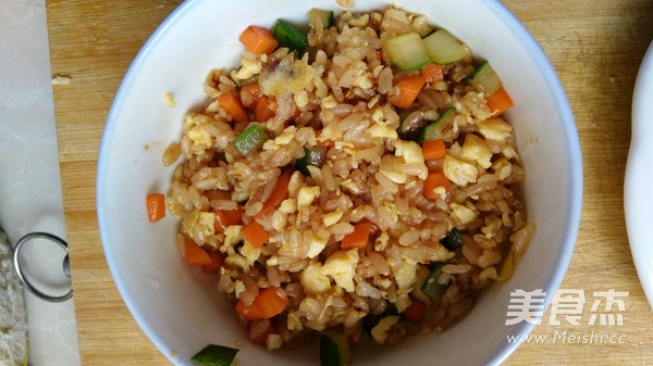 酱油炒饭的做法步骤:13