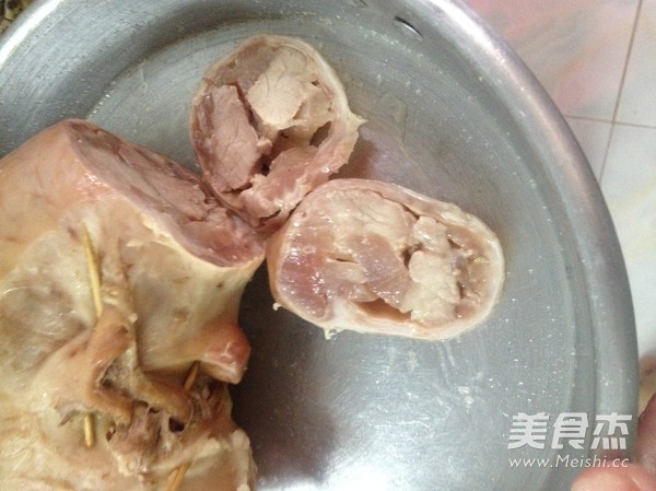 猪肚让肉的做法步骤：8