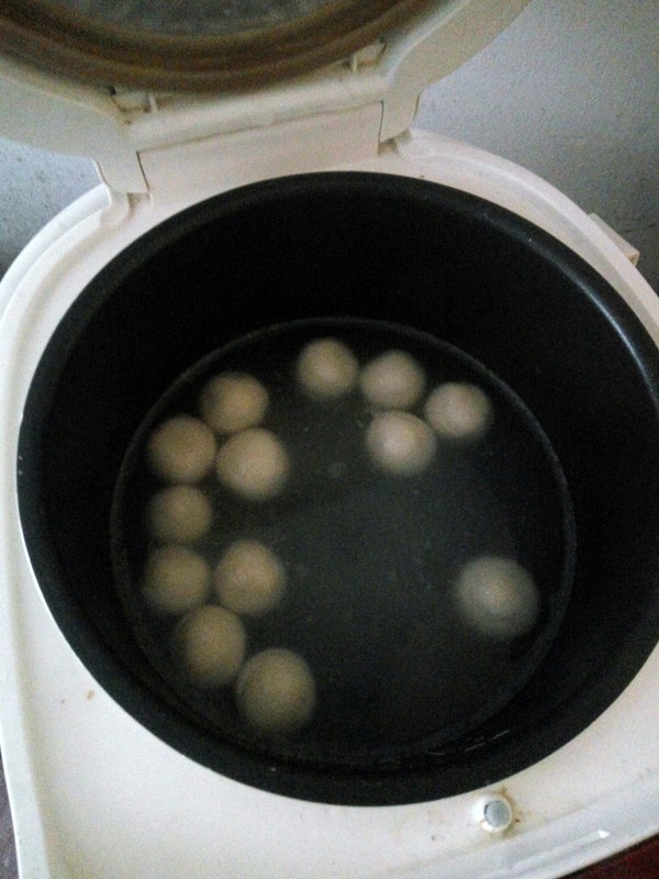 巧克力饼干馅汤圆的做法步骤:9
