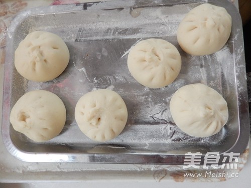 豆角肉末包子的做法步骤:13