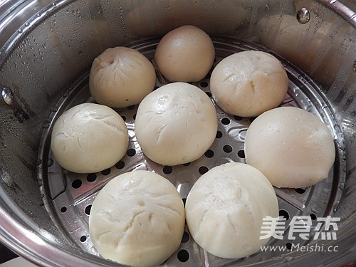 豆角肉末包子的做法步骤:15
