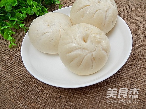 豆角肉末包子的做法步骤:16