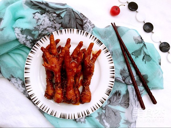 韩式辣鸡爪的做法步骤:19