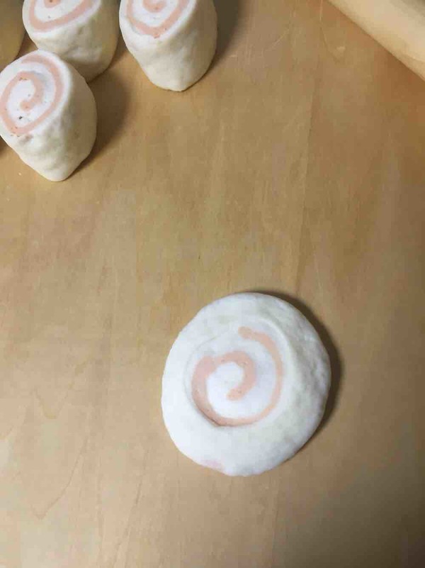 芝麻豆沙馅包子的做法步骤:13
