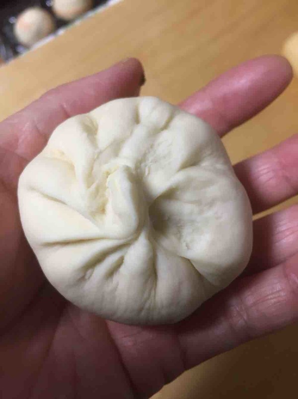 芝麻豆沙馅包子的做法步骤:15