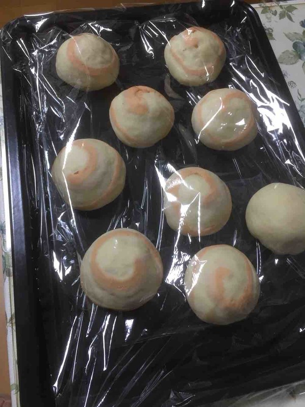 芝麻豆沙馅包子的做法步骤:17