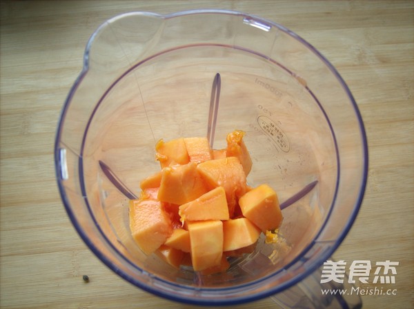 木瓜酸奶棒冰的做法步骤：1
