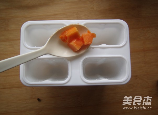 木瓜酸奶棒冰的做法步骤:4