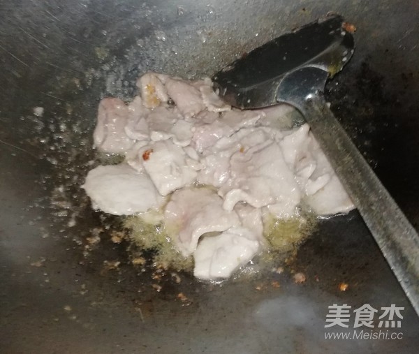 茭白炒肉片的做法步骤：5