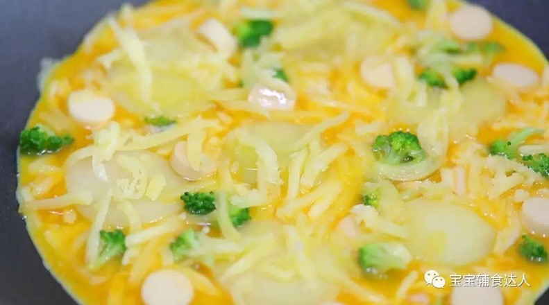 西班牙土豆饼 宝宝辅食食谱的做法步骤:11