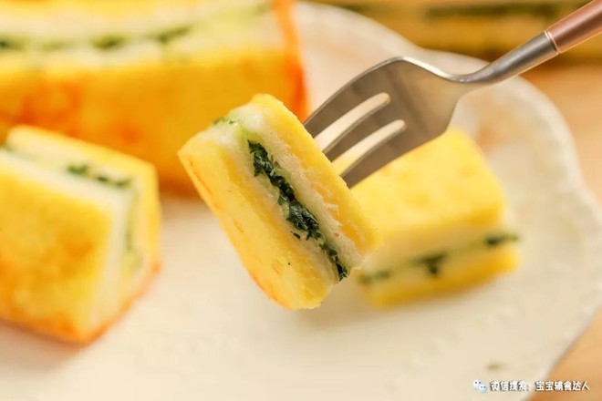 酸奶菠菜吐司 宝宝辅食食谱的做法步骤:10