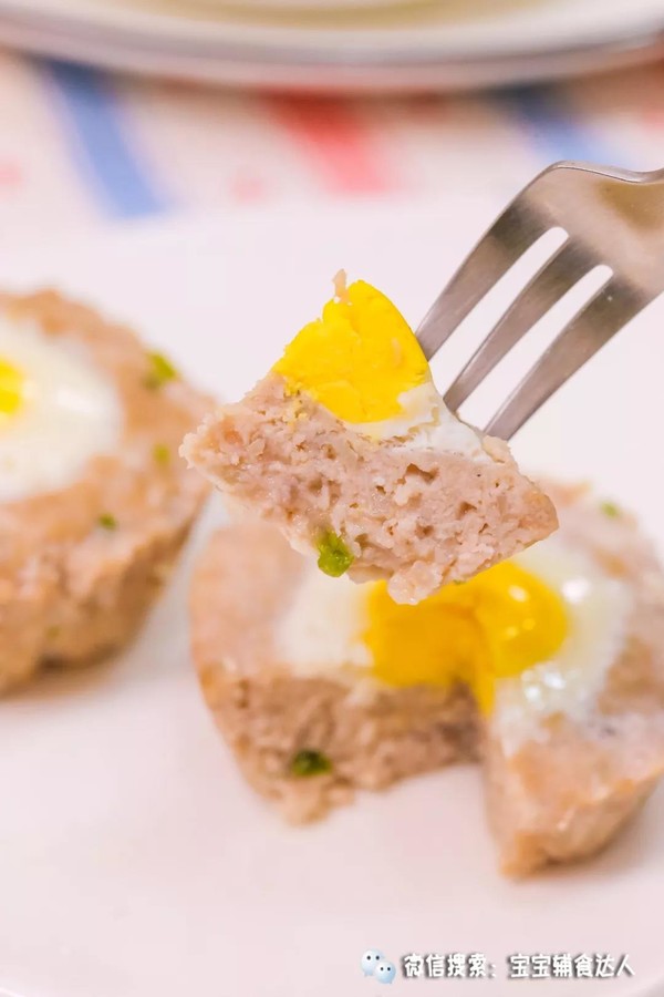 莲藕肉糜蒸蛋  宝宝辅食食谱的做法步骤：13