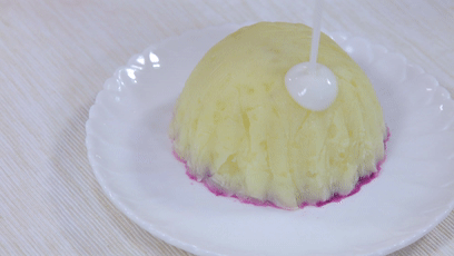紫薯土豆泥 宝宝辅食食谱的做法步骤:10