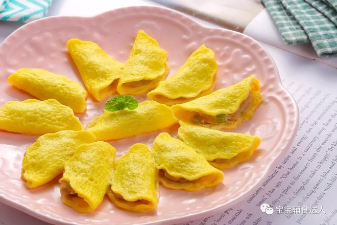 香芹牛肉蛋饺  宝宝辅食食谱的做法步骤：13