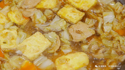 白菜豆腐煲 宝宝辅食食谱的做法步骤:14