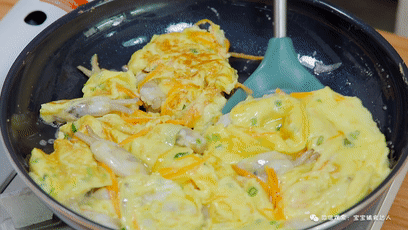 蛏子煎蛋【宝宝辅食】的做法步骤:11