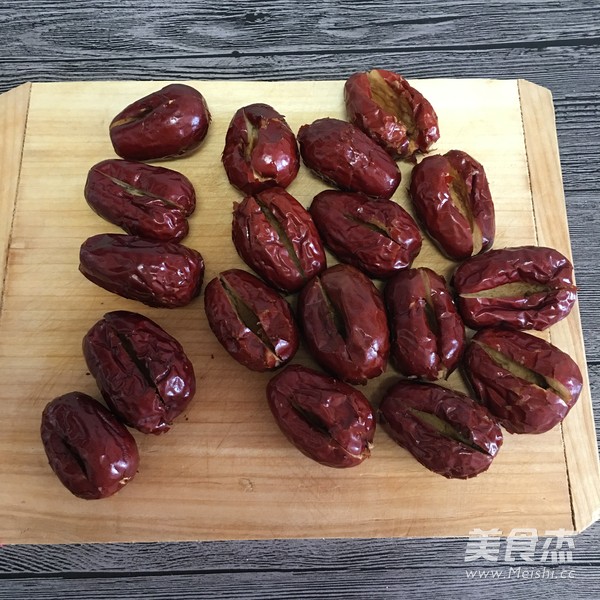 苹果馅糯米枣的做法步骤:3