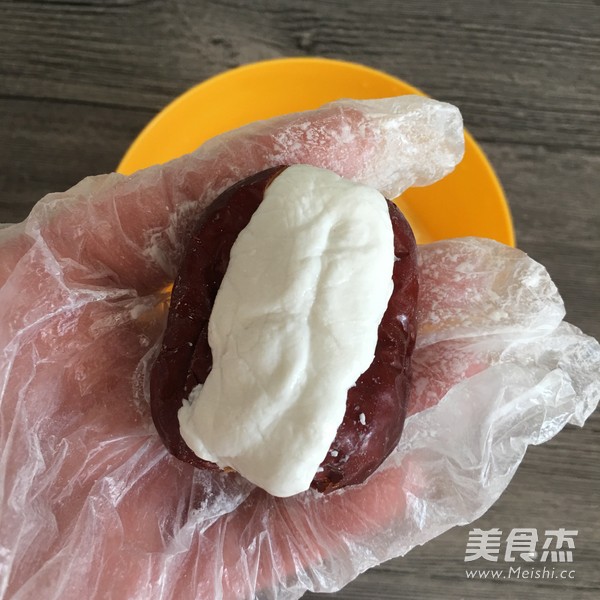 苹果馅糯米枣的做法步骤:7