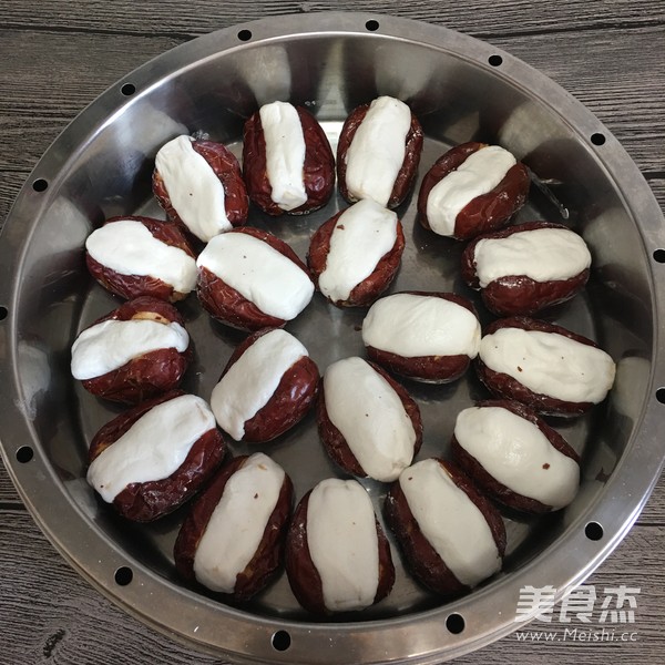 苹果馅糯米枣的做法步骤:8