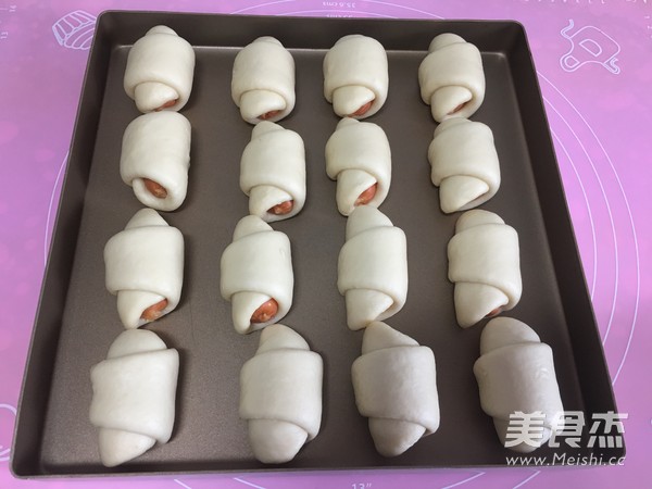 肠仔面包卷的做法步骤:8
