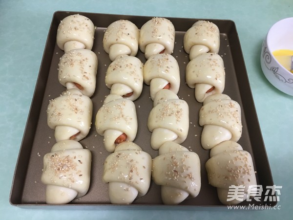 肠仔面包卷的做法步骤:10