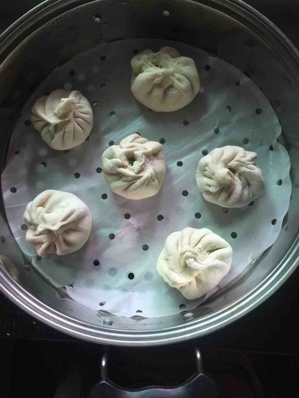 干菜肉包(简易版)的做法步骤:5