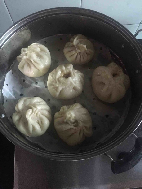 干菜肉包(简易版)的做法步骤:6