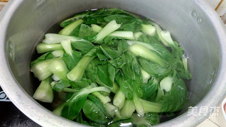 咖喱羊肉油菜汤的做法步骤:4
