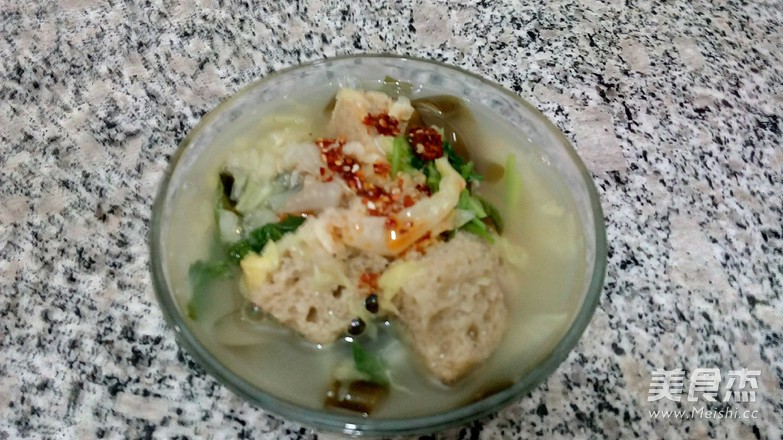 烤麸白菜海带汤的做法步骤：10