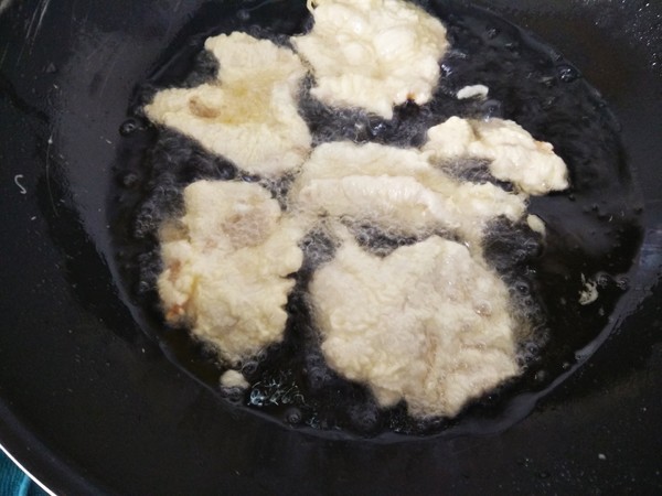 锅包肉的做法步骤:5