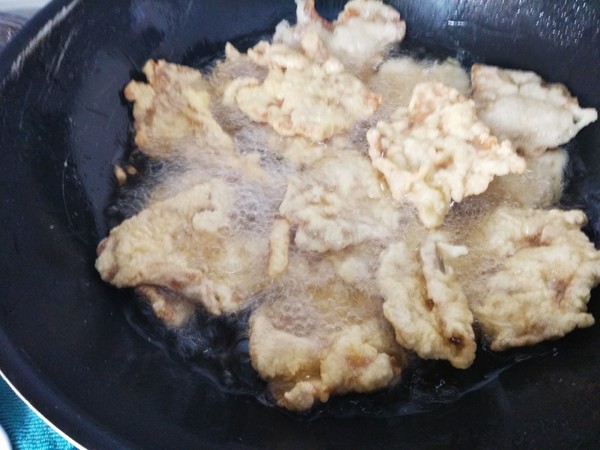 锅包肉的做法步骤:6