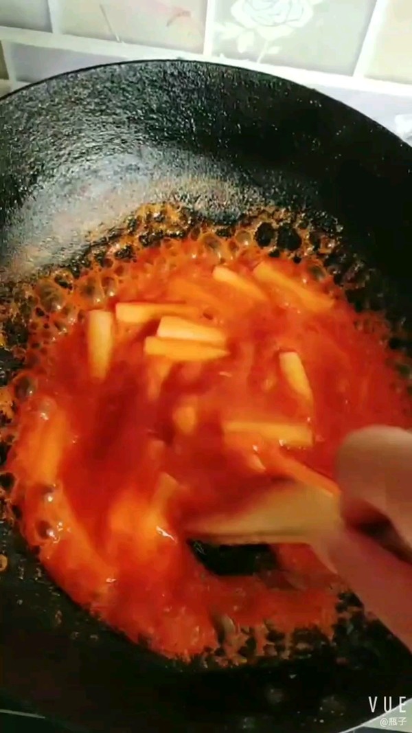 辣炒年糕的做法步骤：4