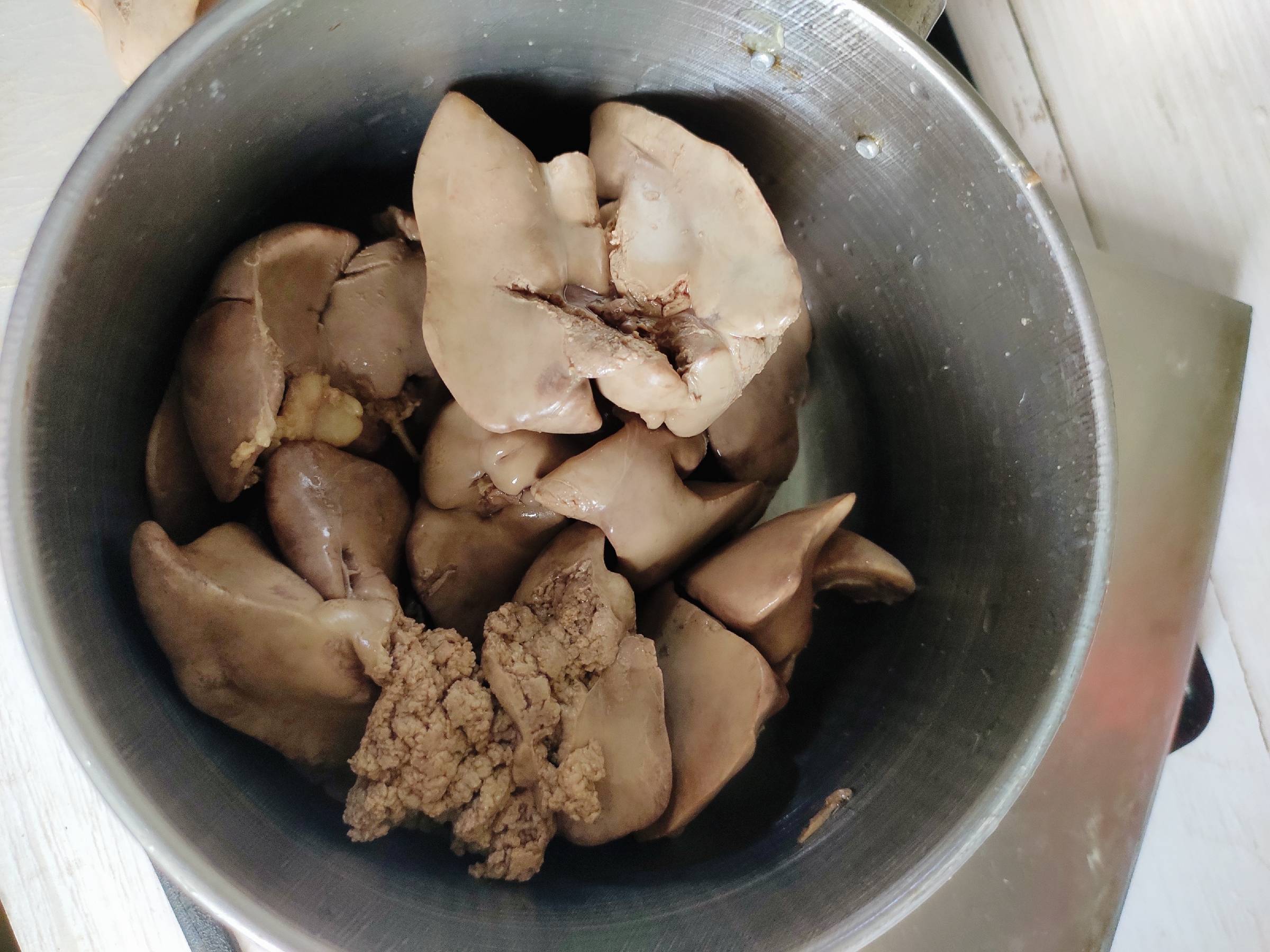 啤酒烧鸡肝的做法步骤:3