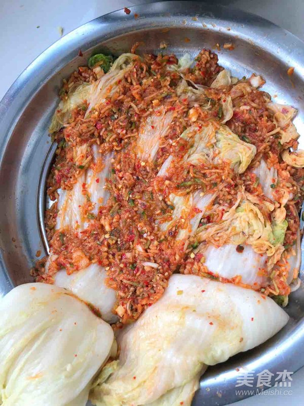 自制辣白菜的做法步骤:10