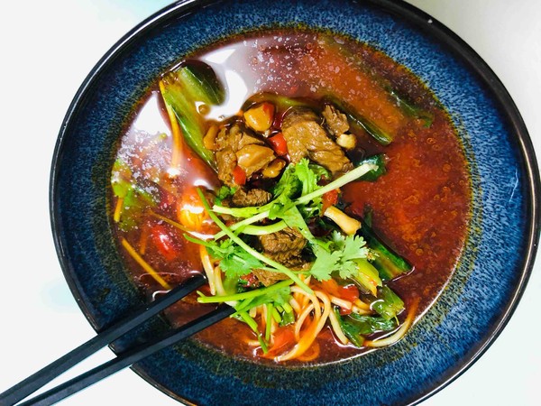 红烧牛肉面的做法步骤：10