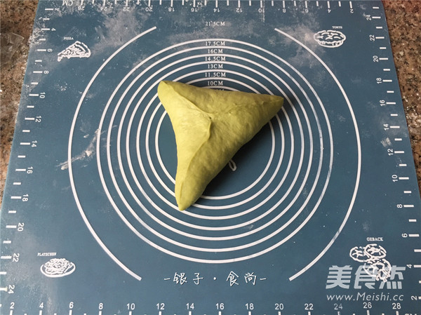 卡仕达三角面包的做法步骤:8