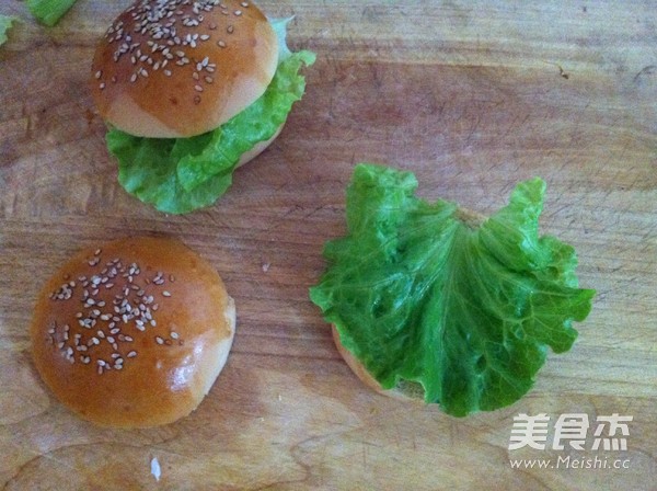 鸡蛋沙拉汉堡的做法步骤:10